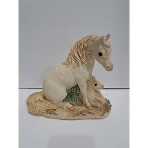 VTG Animal Classics United‎ Design Horse Mother And Baby Figurine USA 1988